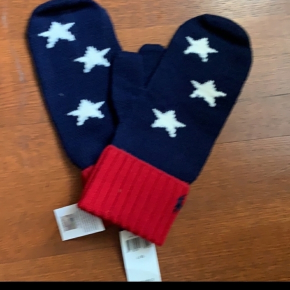 Polo Ralph Lauren star mittens flag USA - Picture 3 of 3